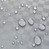 Furlinic No Hook Shower Curtain with Snap in Fabric Liner