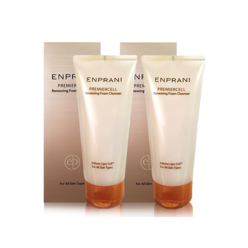 Enprani Premier Cell Renewing Foam Cleanser 170ml+170ml / 엔프라니 프리미어셀