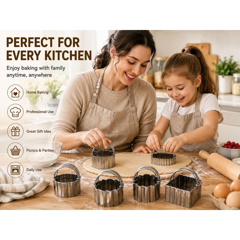 5 Pieces/set Stainless Steel Manual Food Grinder Meat Mincer Sausage