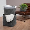 N8WERK Felt Storage Basket 24 x 24 x 24 cm