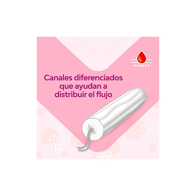 Saba Tampones Regular Con Aplicador Compacto, Flujo Moderado, 10 Piezas