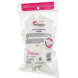 Swisspers 6 Pack Swisspers Jumbo Jumbo Cosmetic Wedges, 16 Ct