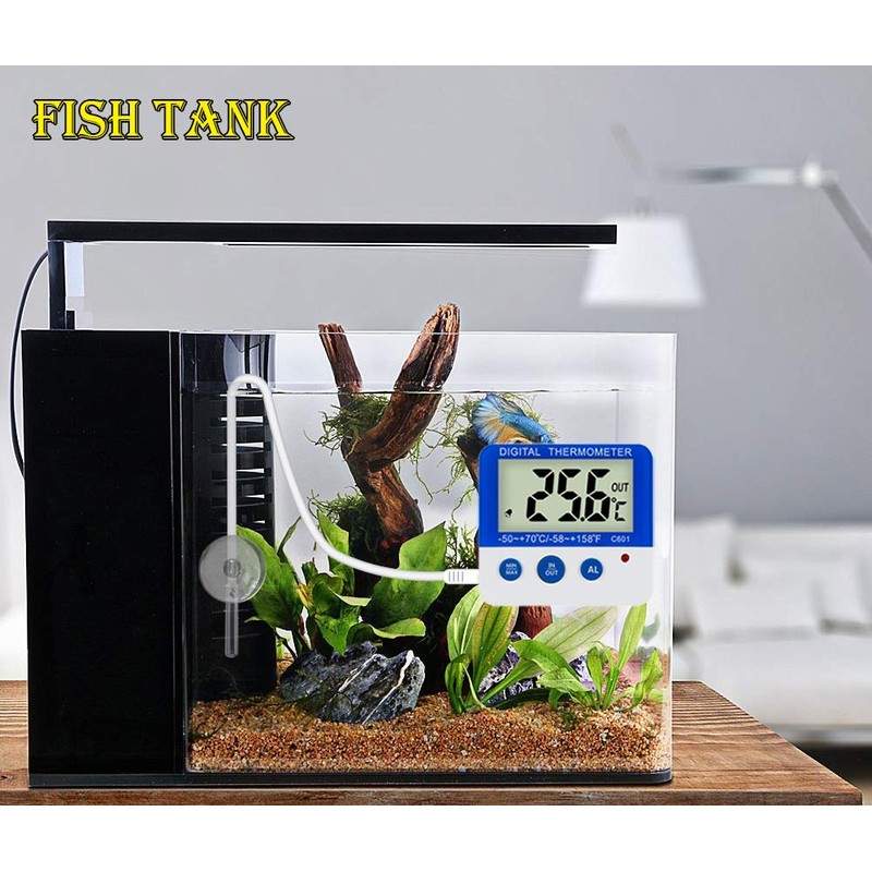 Fridge Freezer Thermometer Max/Min Memory GXSTWU High & Low Temperature