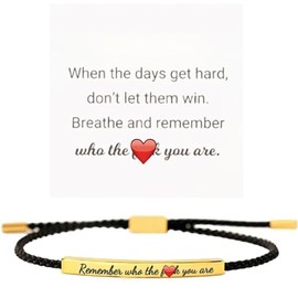 Be Kind of a B Tube Bracelet Adjustable Hand Bradied Wrap Bracelet To My Daughter/Best Friend Inspirational JewelryRemember gold+Black