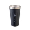 Thermo-Flask Stacked Tumbler (Black, 23.7 fl oz (700 ml), Stylish,