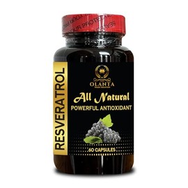 RESVERATROL EXTRACT - Immune system defense, Immune support supplement, Antioxidants with immune boosters, Energy supplements for seniors, Immune support capsules - 1 Bottle 60 Capsules