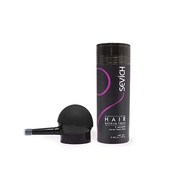 Sevich 25g + Peine Todos Los Tonos Para Cubrir Calvicie,