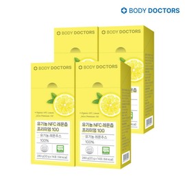 Body Doctors Organic NFC Lemon Juice Premium 100 4 Boxes (56 Packets) / 바디닥터스 유기농 NFC 레몬즙 프리미엄 100 4박스 (56포)
