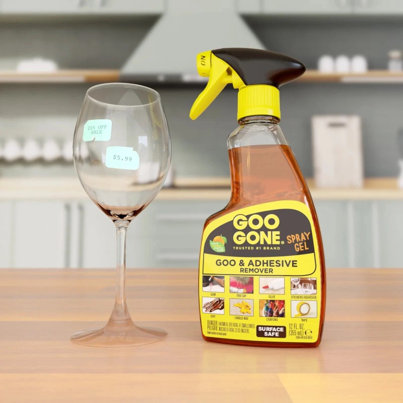 Goo Gone Original Spray Gel Adhesive Remover, Orange Citrus Scent-