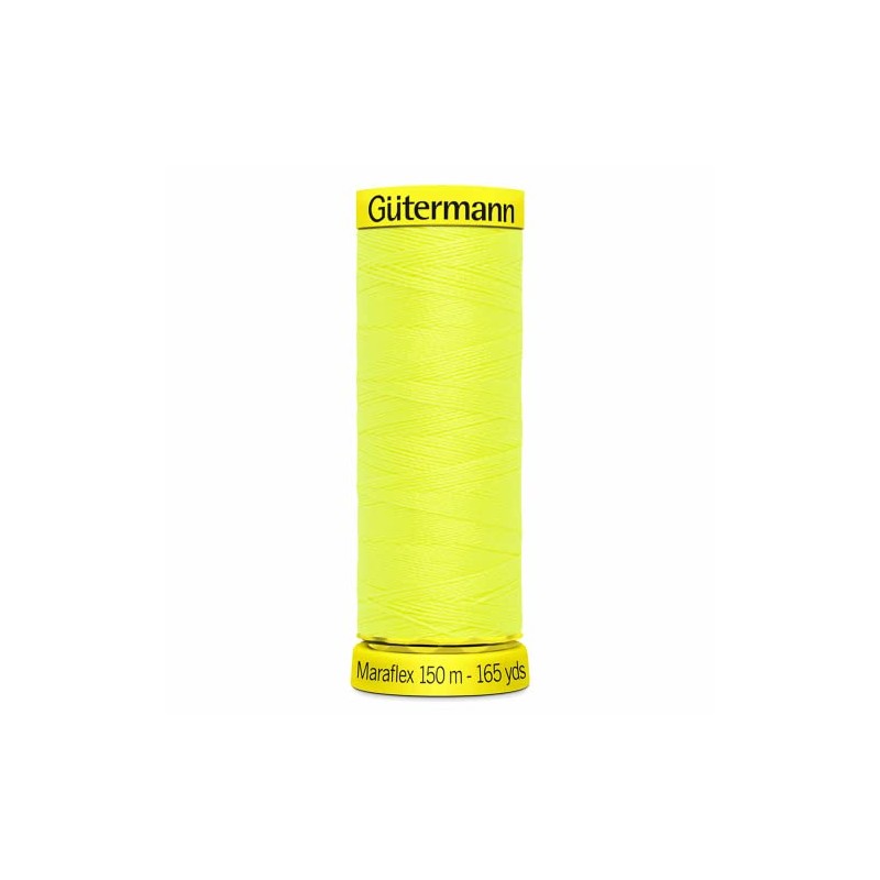 Guetermann Maraflex Thread 150 m, Neon Yelloe, One Size