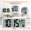 Large Digital Wall Clock, Electronic Alarm Clocks for Bedroom, Count