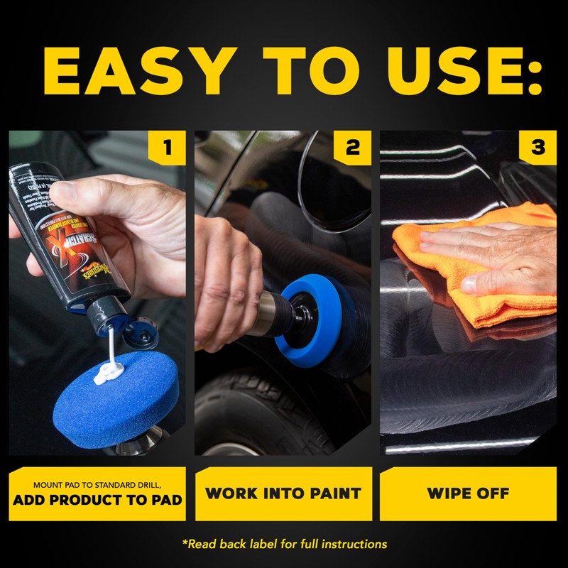 Meguiar’s Quik Scratch Eraser Kit, Car Scratch Remover for Fixing