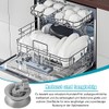 Dishwasher Basket Wheels, Pack of 8 Dishwasher Wheels, 30 mm
