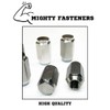 MIGHTY FASTENERS Acorn Lug Nuts, 1/2"-20 Thread, 304 Stainless Steel,