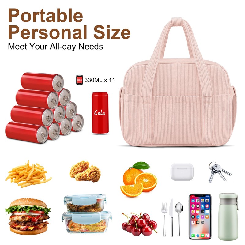 KUBYA Lunch Box Lunch Bag for Women Adults Men, Cute