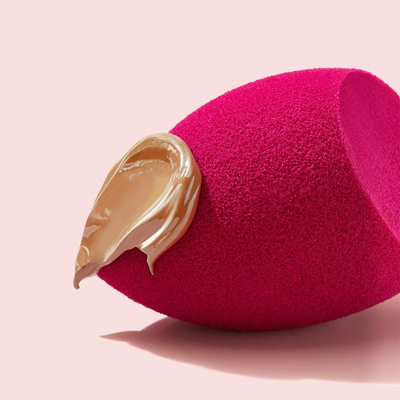 e.l.f. Total Face Sponge, Multi-Sided, Latex-Free, Angled and Rounded Sides,