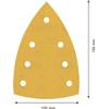 Bosch Professional 10x Expert C470 Sandpaper (100x150 mm, Grit 320,