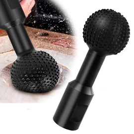 Tyafzzn 40 mm Wood Cutter for Drill, 14 mm Wood Shaper Ball for 115/125 mm Angle Loop, Ball Cutter Wood for Straight Grinder, Angle Grinder, Ball Chisel