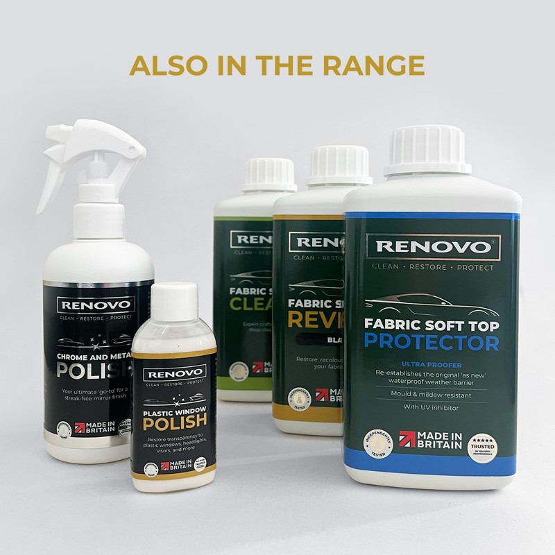 Renovo Soft Top Reviver - Black (500ml)