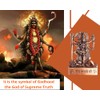 4.3 Inches Handmade Kali Spiritual Goddess Standing on Shiv, Mix