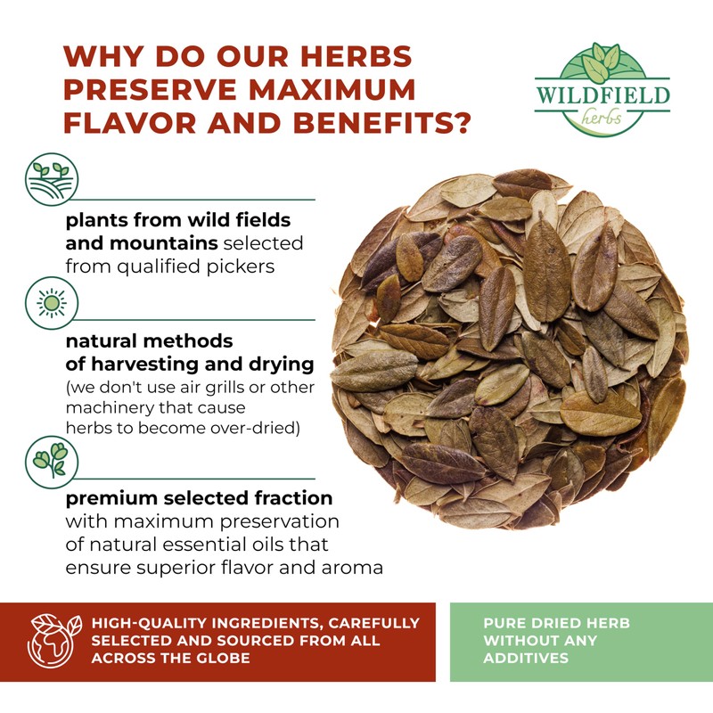 4 oz. Dried Cowberry Lingonberry Leaves Herbal Tea (Folium Vitis