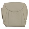 AOUTTUOA Passenger Bottom Perforated Leather Cover Tan Fit for Lexus