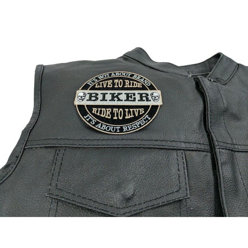 Ivamis It's Not About Brand, It's About Respect Biker Patch