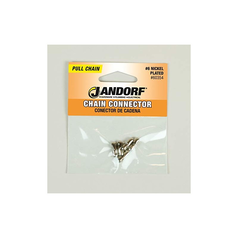 Chain Connector Nickel #6 (Pack of 5)