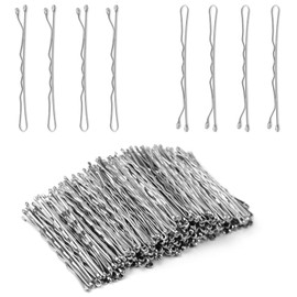 240PCS Silver Bobby Pins Silver Hair Pins for Grey Hair Bobby Pins for Styling with Box, 2.2 Inch/5.5cm