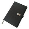 Caja Regalo Cuaderno Agenda De Cuero Con Bolígrafo Y Termo