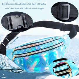 80s Fancy Dress for Women Blue 80s Accessories for Women Neon Bumbags for Ladies/Girls/Kids 80 s Fancy Dress Women 80’s Fanny Pack with Leg Warmers for Women 80s Sweat Bands Wristbands 1980s Waist Bag