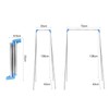 Yuhtech Extendable Clothes Rail Portable Clothes Rack Foldable Small Adjustable