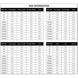 Boy Suits for Toddler Boys Formal Dress Suit Set Blue Kids Tuxedo Suits for Boys Wedding Outfit Size 14