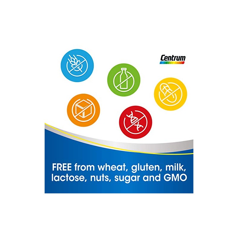 Centrum Men 50+ Multivitamin & Mineral Tablets, 24 essential nutrients