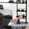 VIVO Clamp-on 50 inch Desktop Shelving System for Sit Stand