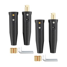 2 Pack LC-40 Welding Lead Quick Connector Fit for Welding Machine Accessories, 1/0 and 2/0 Welding Cable Connector, 350 Amp