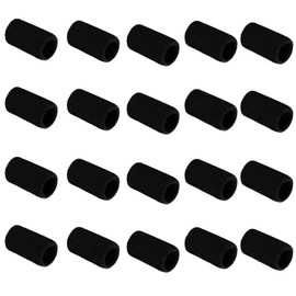 Mtxorvix 20 PCS Finger Sleeves Protectors, Sport Finger Sleeves Finger Splints Thumb Finger, Elastic Thumb Sleeves, high elastic finger joint protector, sports non-slip finger protector (Black)