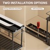 Bunoxea Pull Out Spice Rack 2 Pack,Slide Out Cabinet Spice