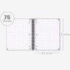 Hamelin 1 Subject, Graph Paper, Hard Cover Spiral Bound Grid