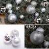 RELONGGI Christmas Ball Ornaments, 12pcs 6cm/2.36" Pre-Strung Xmas Tree Decorations，Holiday