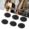 6Set Guitar Tuning Peg Buttons Ebony Metal Tuner Machine Head