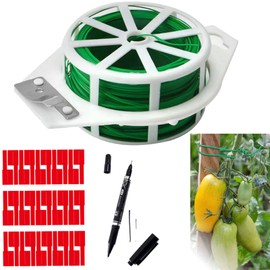 All-Purpose Twist Ties - 328 Ft garden ties for plants, for Gardening, Organizing Plants, Food Bags, (Green)