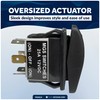 Five Oceans 6-Pin LED (On)-Off-(On) Momentary Rocker Switch, 25A/12V DC
