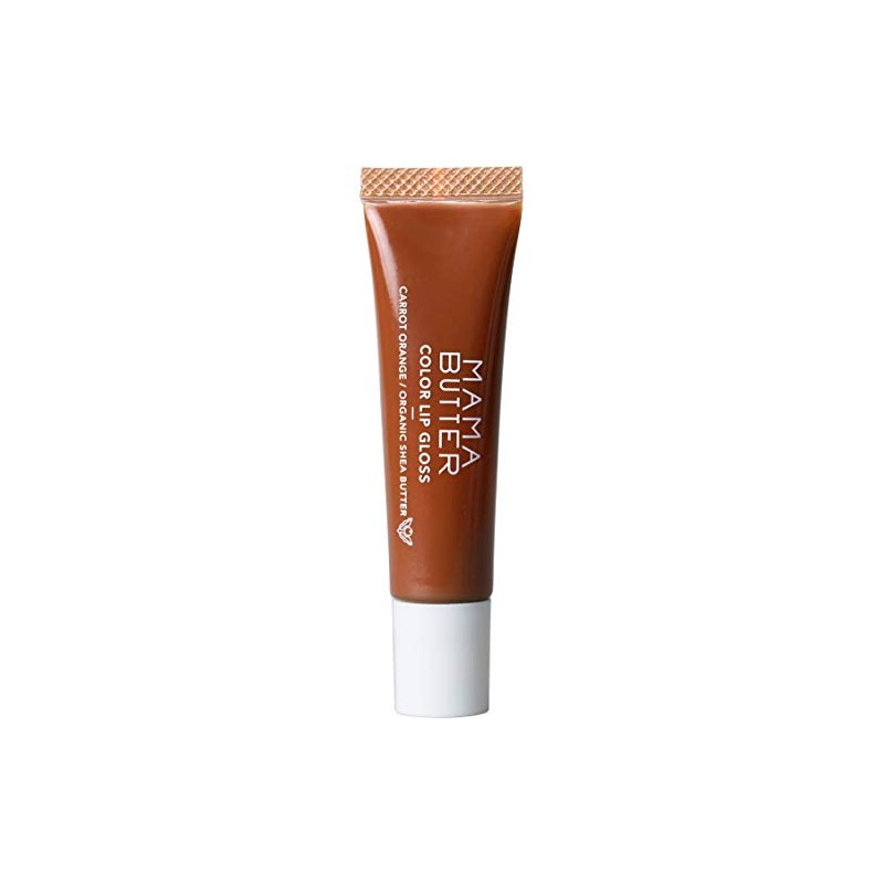 MAMA BUTTER Color Lip Gloss, Carrot Orange, Lipstick, 0.2 oz