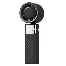 MRCHYDZ Handheld Fans Mini Portable Personal Fan Turbo Table Fans LED Display 1-199 Speed Foldable USB-C Rechargeable fan for Travel camping Outdoor and Indoor