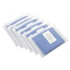Mcsher Microfiber Cleaning Cloths - 6 Pack, Blue, 6"x 7"