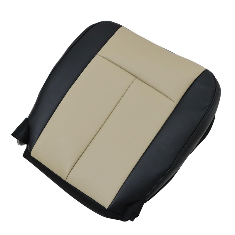 NLQR Front Driver Bottom Replacement Microfiber Leather Seat Cover Compatible