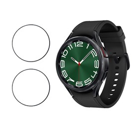 Shunwige 2-Pack Design for Galaxy Watch 6 [47mm] Screen Protector Flexible PMMA Film Cover [Scratch Resist][No-Bubble] [Crystal Clear]