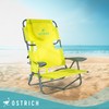 Ostrich On Your Back Backpack Beach Chair with Face Hole