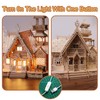 KWASVLYA Vintage Villa 3D Wooden Puzzle,3D Puzzles for Adults and